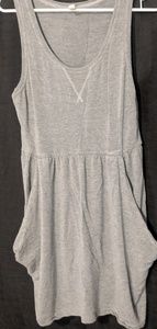 Comfy Grey Dress with Pockets